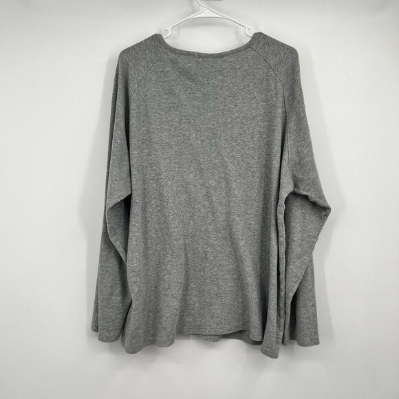 Nike 6.0 Henley LS Thermal Shirt Gray Mens 2X XXL Cotton Logo Skateboarding - Picture 7 of 12